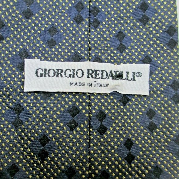 Giorgio Redalli Men's Tie 100% Silk Made in Italy - Picture 5 of 7